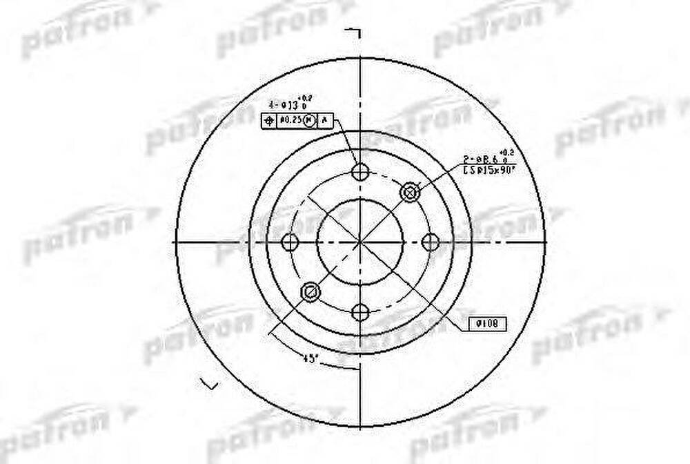 Optimal BS-8304 тормозной диск на RENAULT MEGANE III Наклонная задняя часть (BZ0_)