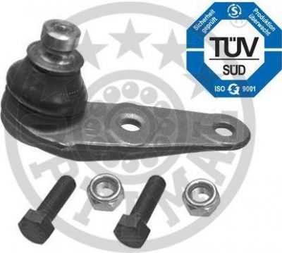 OPTIMAL Шаровая опора лев. D=19 mm VAG без г/у 1.6-1.8L Audi A80 88-91 Ch.№89-J-373599- (893407365A, G3-113)