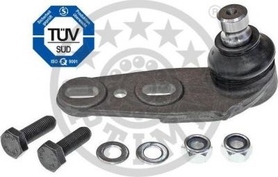 OPTIMAL Шаровая опора прав. D=19 mm VAG г/у Audi A80 88-91Ch.№89-J-373599- (893407366F, G3-118)