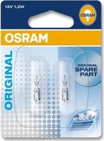 Osram 2721 Лампа W1,2W 12V-1,2W (W2x4,6d) ORIGINAL LINE