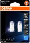 OSRAM Лампа светодиодная OSRAM 12V W5W2850BL-02B premium W5W / голубовато-белый / 6800K (2850BL-02B)