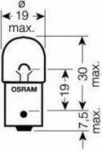 Osram 5008ULT лампа накаливания, фонарь указателя поворота на DUCATI MOTORCYCLES 749