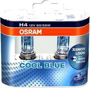 OSRAM Лампа (к-т 2 шт.) H4 60/55 12V P43T,COOL BLUE INTENSE (64193CB-HCB =>64193CBI-HCB=>64193CBI-01B) (H4, 64193CBI-HCB)