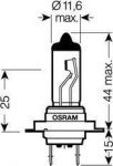 OSRAM Лампа OSRAM H7 12V 55W 1шт 64210SV2-01B H7 55W +60% (N400809000007, 64210SV2-01B)