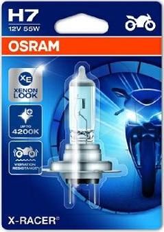 OSRAM Лампа X-RACER 12V H7 55W PX26d (блистер) (1 шт) (64210XR01B)