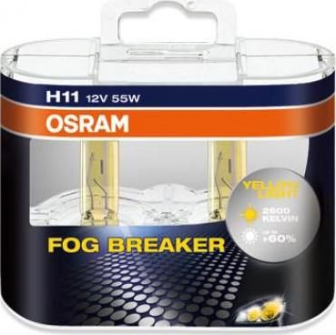 OSRAM Лампа OSRAM H11 12V 55W64211FBR-DUOBOX (64211FBR-DUOBOX)