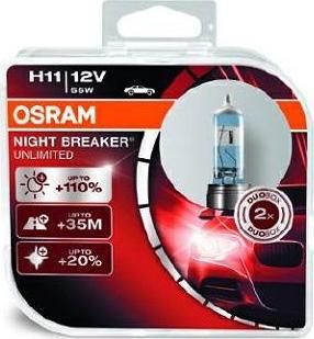 Osram 64211NBU-HCB лампа накаливания, основная фара на KAWASAKI MOTORCYCLES ER