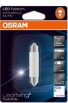 OSRAM Лампа светодиодная OSRAM 12V C5W 1шт (41мм) 6441CW-01B standart C5W / холодный белый / 6000K (41mm) (6441CW-01B)