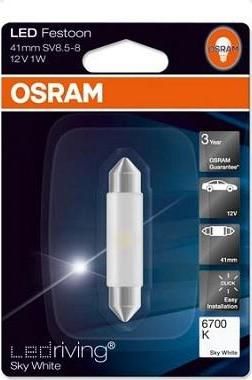 Osram 6441SW лампа накаливания, oсвещение салона на OPEL FRONTERA B (6B_)