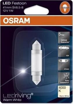 Osram 6499WW лампа накаливания, oсвещение салона на OPEL FRONTERA B (6B_)