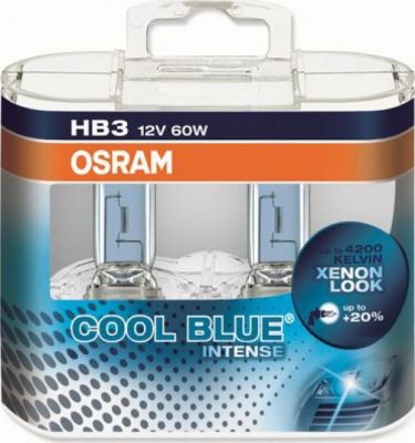 OSRAM Лампа OSRAM HB3 12V 60W9005CBI-DUOBOX HB3 60W Blue light (N10130101, 9005CBI-DUOBOX)