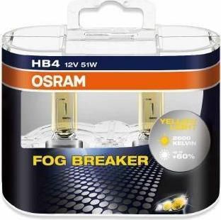 Osram 9006FBR-HCB лампа накаливания, противотуманная фара на SKODA ROOMSTER (5J)