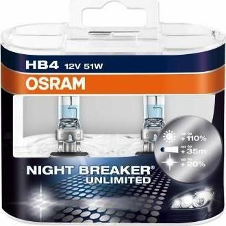 Osram 9006NBU лампа накаливания, противотуманная фара на MERCEDES-BENZ C-CLASS (W203)