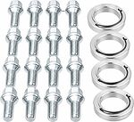 Монтажный комплект OZ Racing 81710176 для Opel Astra: 16 болтов B12 M12x1,5, резьба 26 мм, конус 60°, SW17, 4 кольца S 68/56,56 мм