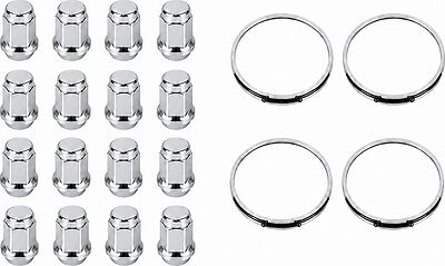 Монтажный комплект OZ Racing 81710070 для Hyundai, Mitsubishi, Volvo и Kia: 16 закрытых гаек D8 M12x1,5, конус 60°, SW21, высота 34 мм, 4 кольца L 75/67,1 мм со стопорами