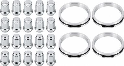 Монтажный комплект OZ Racing 81710210 для Chrysler, Dodge и Eagle: 20 закрытых гаек D8 M12x1,5, конус 60°, SW21, высота 34 мм, 4 кольца XL 79/67,1 мм со стопорами