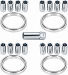 Монтажный комплект OZ Racing 81710481: 16 гаек DST20A M12x1,5, конус 60°, 4 кольца S 68/56,1 мм со стопорами и ключ CH19