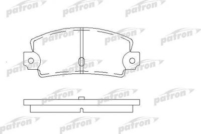 Patron PBP114 комплект тормозных колодок, дисковый тормоз на LOTUS ESPRIT S4 (082)