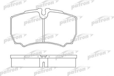 PATRON Колодки тормозные дисковые задн IVECO: Daily II 99- (PBP1405)