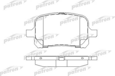 Patron PBP1437 комплект тормозных колодок, дисковый тормоз на TOYOTA HARRIER (SXU1_, MCU1_, ACU1_)