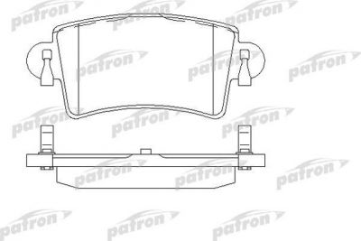 PATRON Колодки тормозные дисковые задн NISSAN: INTERSTAR c бортовой платформой 03-, INTERSTAR автобус 02-, INTERSTAR фургон 02-, OPEL: MOVANO Combi 98-, MOVANO c бортовой платфор (PBP1453)