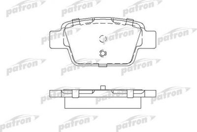 Patron PBP1469 комплект тормозных колодок, дисковый тормоз на FIAT STILO (192)