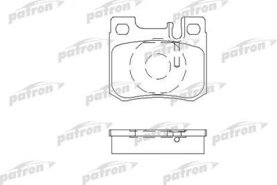 Patron PBP693 комплект тормозных колодок, дисковый тормоз на MERCEDES-BENZ C-CLASS универсал (S202)