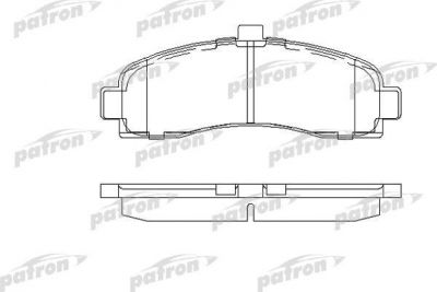 PATRON Колодки тормозные дисковые передн NISSAN: MICRA 92-03 (PBP859)