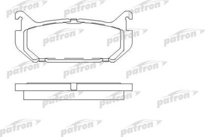 Patron PBP869 комплект тормозных колодок, дисковый тормоз на MAZDA 626 IV Hatchback (GE)