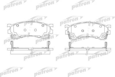 PATRON Колодки тормозные дисковые передн FORD USA: PROBE II 93-98, MAZDA: 626 (PBP950)