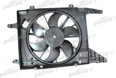 PATRON Вентилятор радиатора Renault Megane I 96- 1.4-2.0, Megane Scenic 1.4-2.0, 1.9dTi 97- (PFN095)