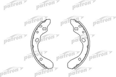 PATRON Колодки тормозные барабанные MAZDA: 323 C IV 89-94, 323 C V 94-98, 323 F IV 89-94, 323 F V 94-98, 323 F VI 98-04, 323 P V 96-, 323 S IV 89-94, 323 S V 94-98, 323 S VI 98-04, (PSP540)