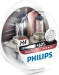 PHILIPS Лампы H4 12V 60/55W P43t +60% Vision Plus PHILIPS (2шт.) (39925728)
