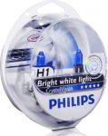 PHILIPS Лампы H1+W5W 12V 55W P14,5s Crystal Vision PHILIPS (2шт.) (48971528)