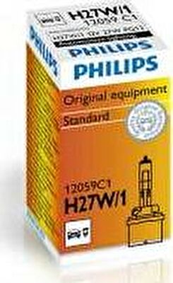 PHILIPS Лампа H27W/1 12V 27W PG13 PHILIPS (52854030)