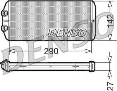 Prasco AD029C001 конденсатор, кондиционер на AUDI 100 (4A, C4)