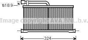 Prasco AI6296 теплообменник, отопление салона на AUDI A6 Allroad (4FH, C6)