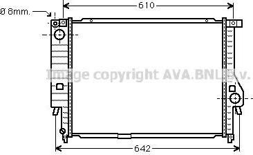 Prasco BW2132 радиатор, охлаждение двигателя на 3 (E36)