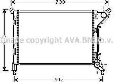 Prasco BW2310 радиатор, охлаждение двигателя на MINI MINI (R50, R53)