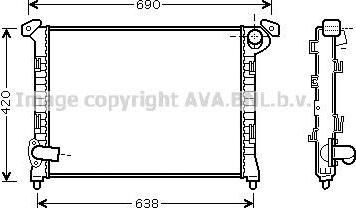 Prasco BW2314 радиатор, охлаждение двигателя на MINI MINI (R50, R53)