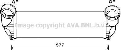 Prasco BW4543 интеркулер на X6 (E71, E72)