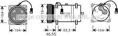 Prasco CNK161 компрессор, кондиционер на PEUGEOT PARTNER фургон (5)
