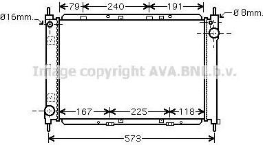 Prasco DNA2261 радиатор, охлаждение двигателя на NISSAN NOTE (E11)