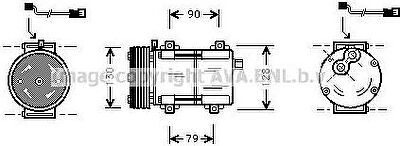 Prasco FDK282 компрессор, кондиционер на FORD MONDEO I седан (GBP)