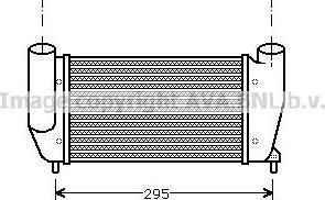 Prasco FT4111 интеркулер на FIAT CROMA (154)