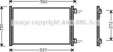 Prasco FT5214 конденсатор, кондиционер на FIAT PUNTO (188)