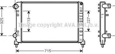 Prasco FTA2262 радиатор, охлаждение двигателя на FIAT DOBLO Cargo (223)