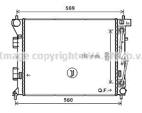 Prasco HY2351 радиатор, охлаждение двигателя на HYUNDAI i30 (GD)