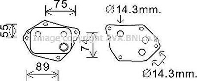 Prasco HY3288 масляный радиатор, двигательное масло на HYUNDAI ix20 (JC)