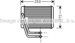 Prasco HY6144 теплообменник, отопление салона на HYUNDAI SONATA IV (EF)